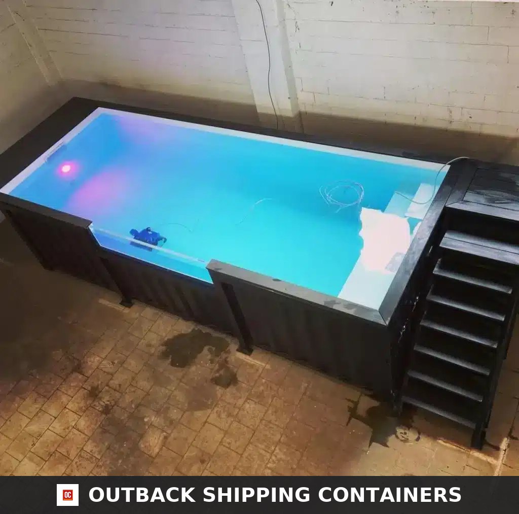 20ft Container Swimming Pool – Steel Container Pool with Filtration System — 20ft — new (image 2 of 8)