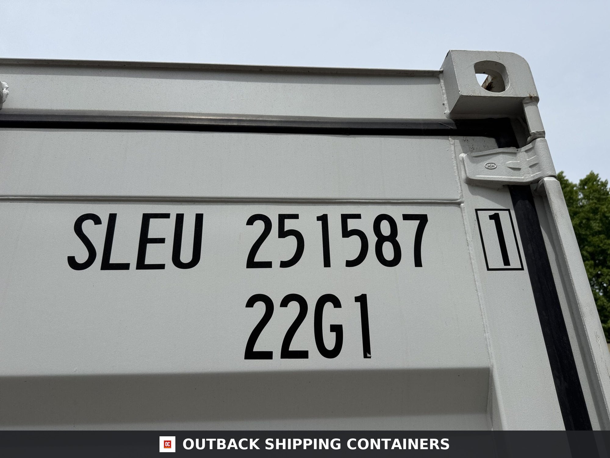 20ft New Shipping Container – Wind & Watertight – Gray — 20ft — new (image 2 of 12)