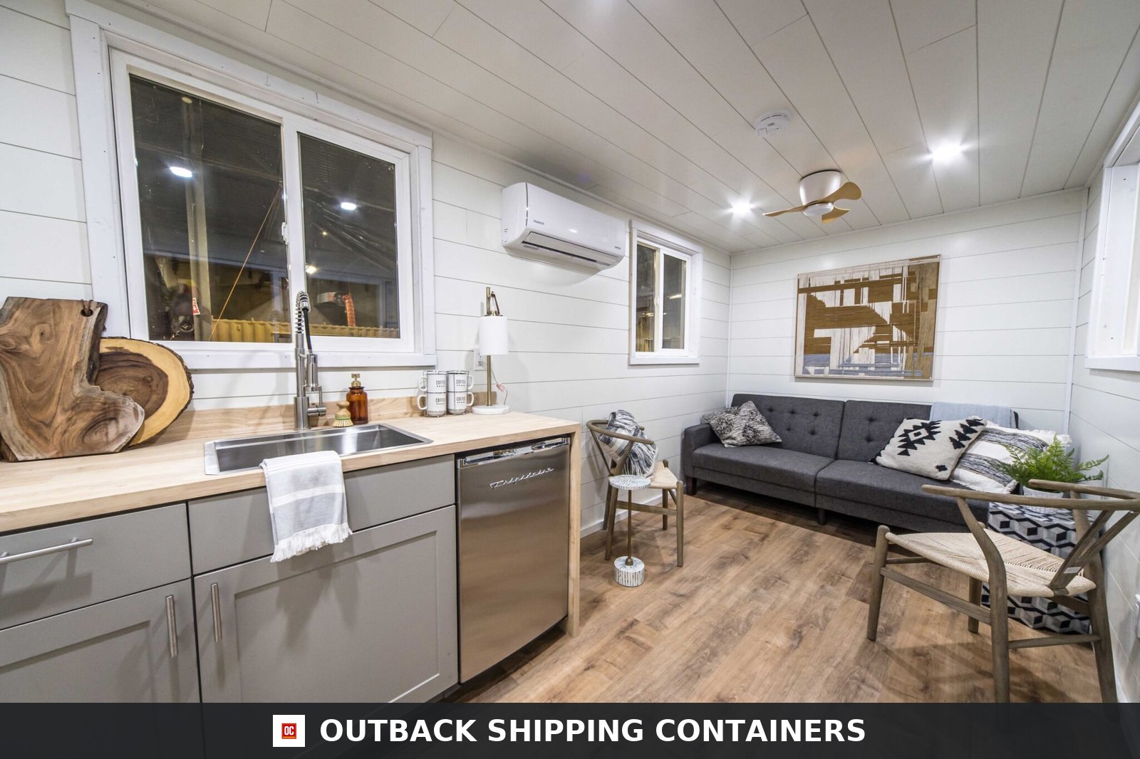 20FT Ezra Modern Container Home | Turnkey Tiny House | Portable Prefab Container Home — 20ft — new (image 4 of 17)