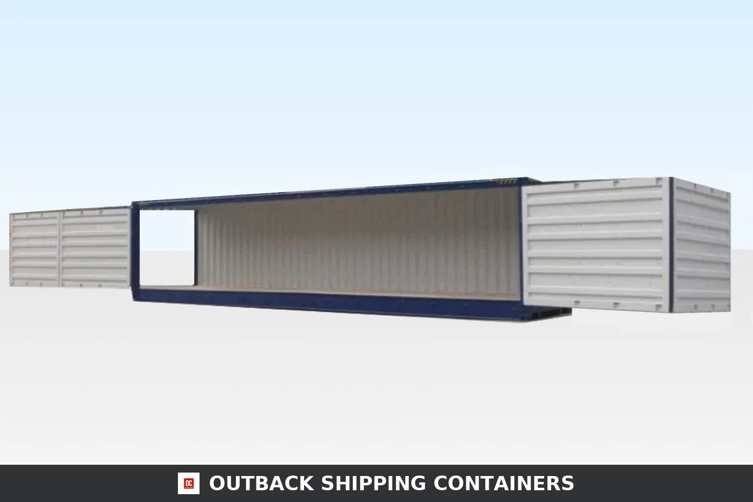 40Ft Full Side Access Container High Cube (9′ 6″ High) — Outback Shipping Containers storage container
