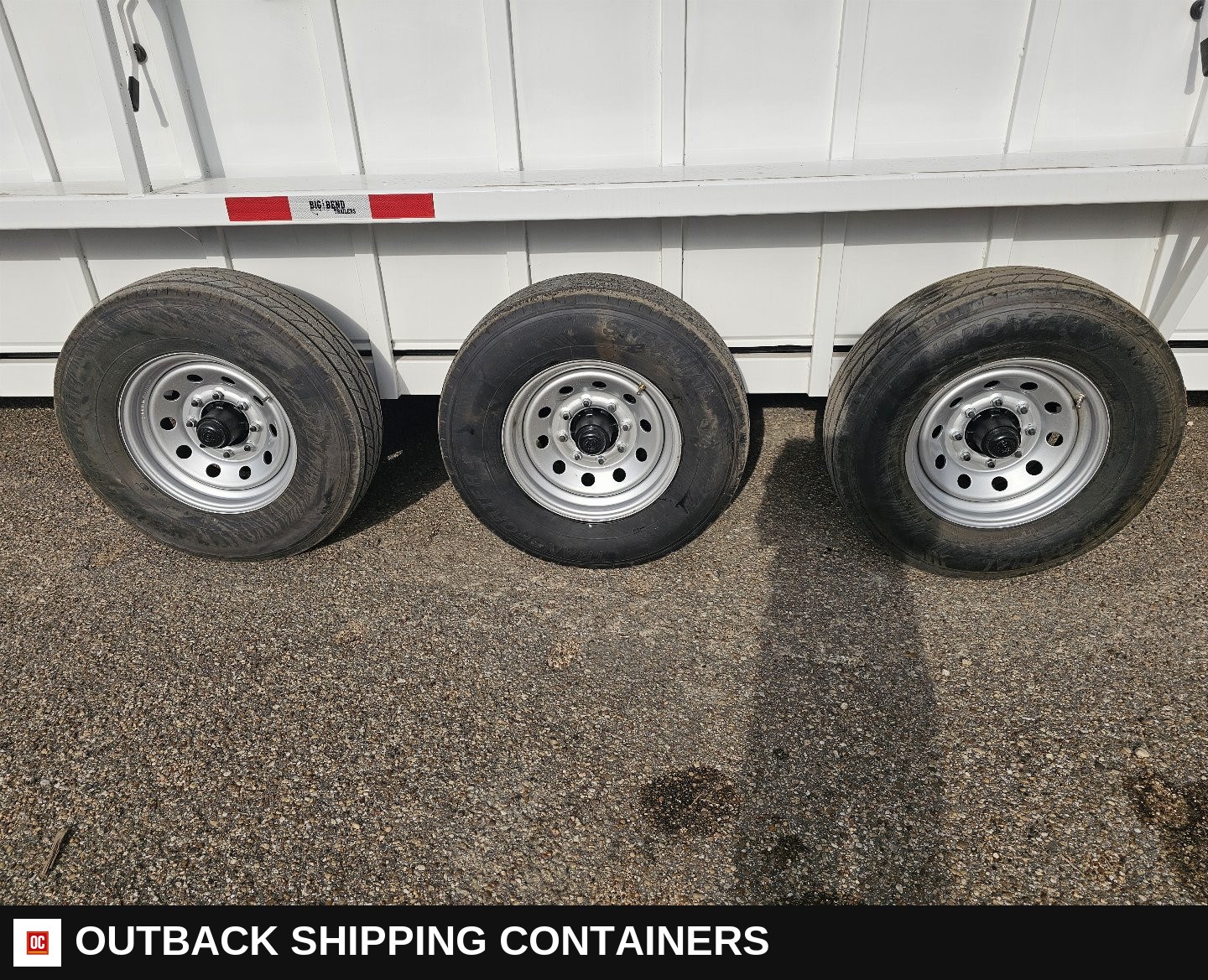 2025 Big Bend 6’8"X32' Stock / Stock Combo Trailer — Interior Floor And Walls | Outback Shipping Containers 2025 Big Bend 6’8"X32' Stock / Stock Combo Trailer for sale — interior floor and walls
