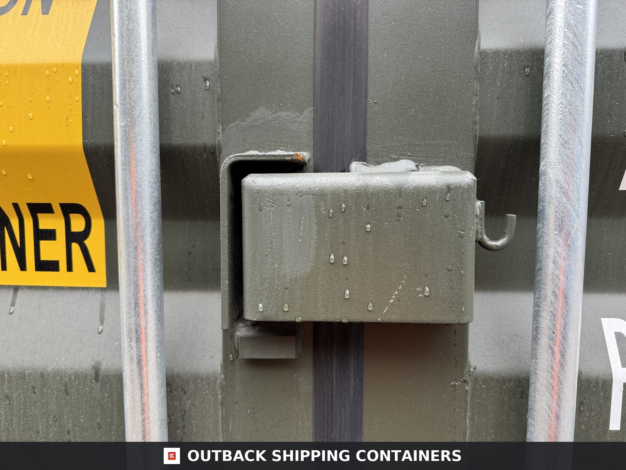 40ft New High Cube Shipping Container for Sale — Interior View | Outback Shipping Containers 45 40ft New High Cube Shipping Container – Wind & Watertight — 40ft — new (image 5 of 12)