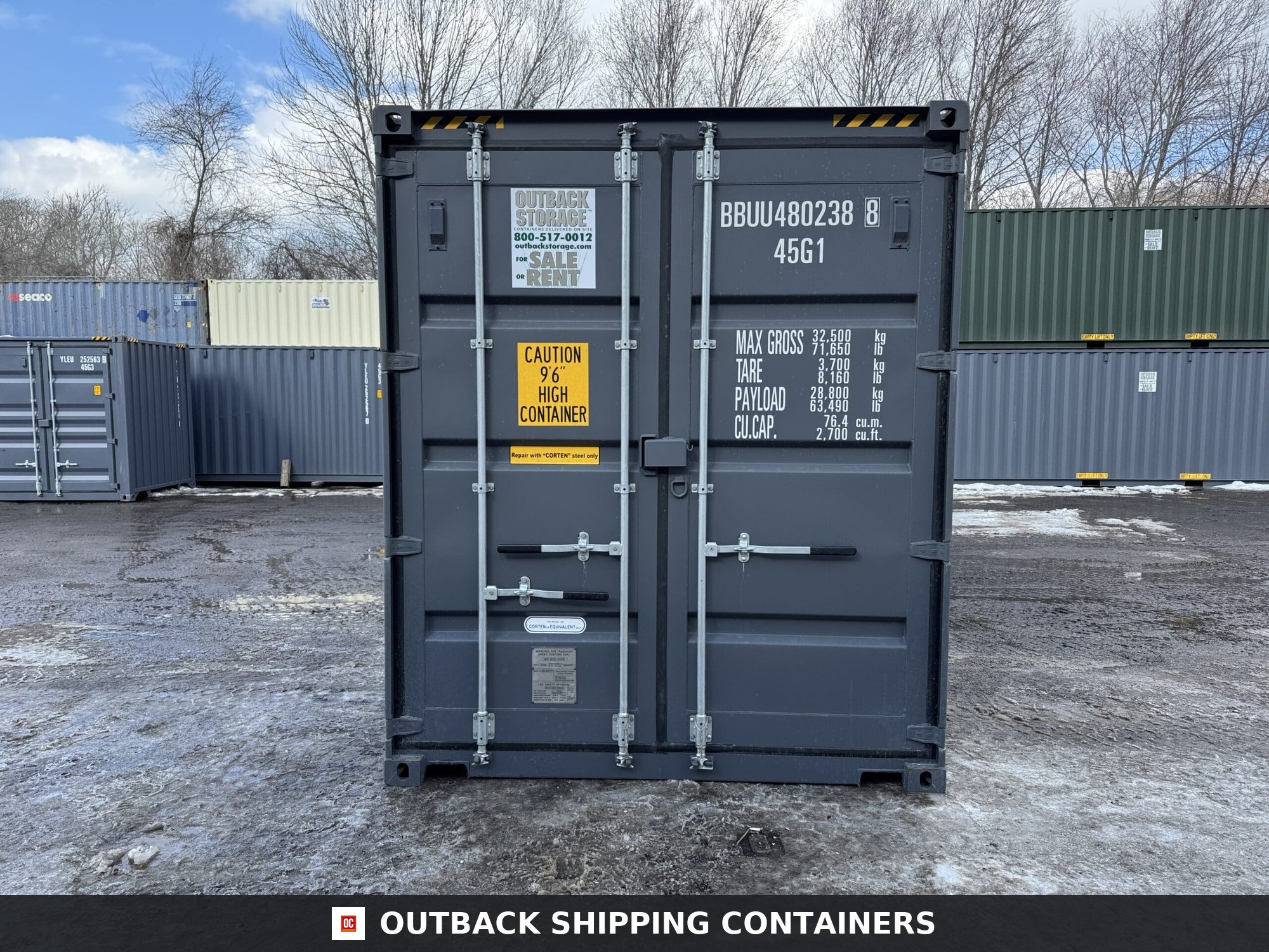 40ft New High Cube Shipping Container – Wind & Watertight — 40ft — new (image 3 of 12)