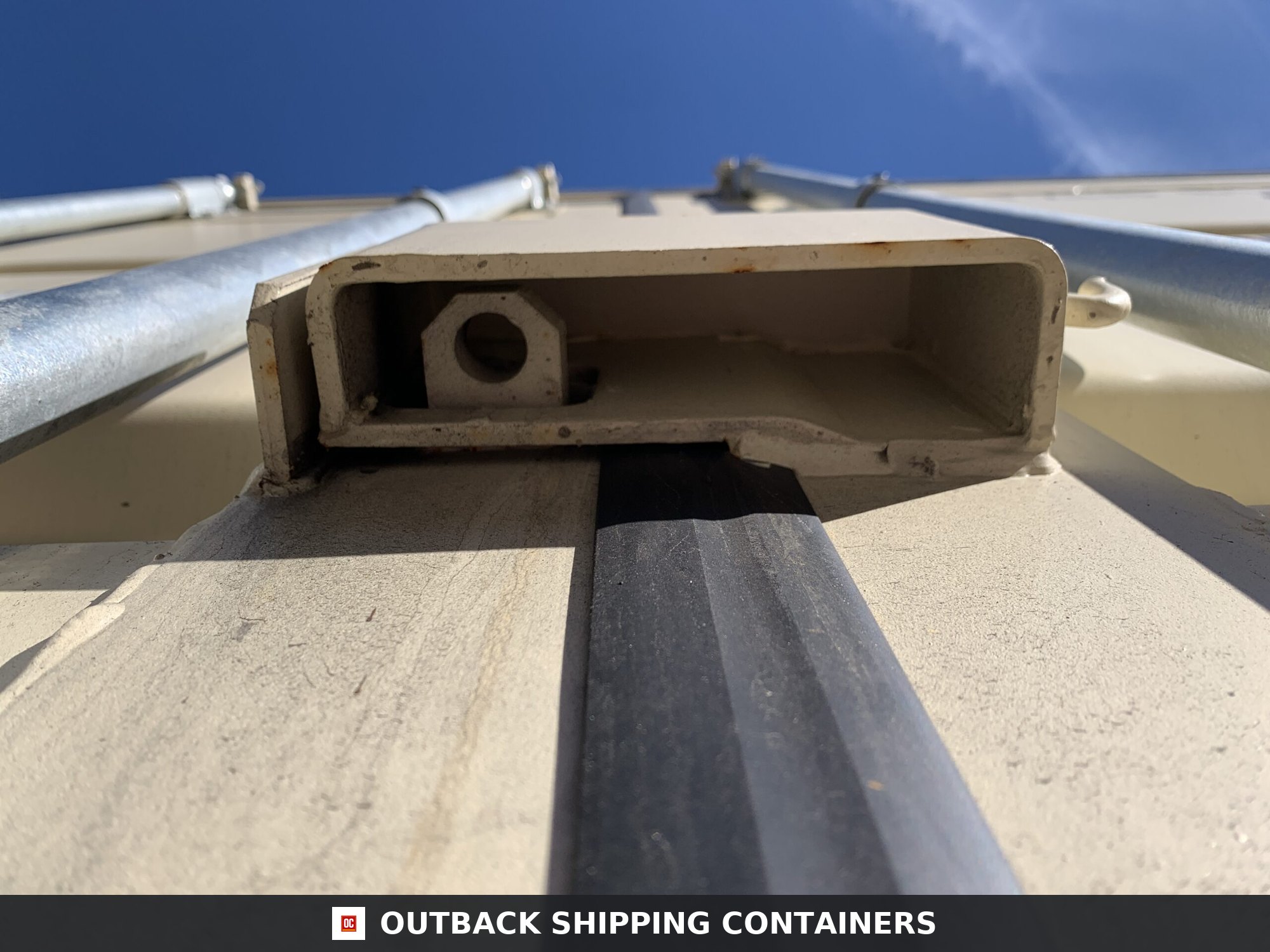 40ft New High Cube Shipping Container – Wind & Watertight – Beige — 40ft — new (image 6 of 12)