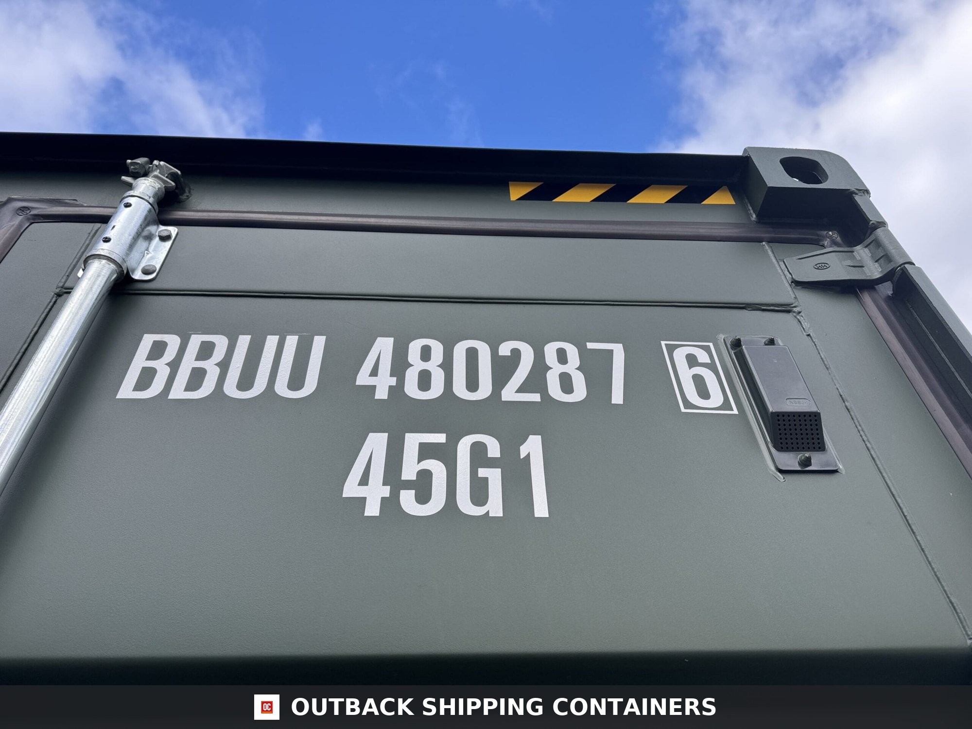 40ft New High Cube Shipping Container – Wind & Watertight – Green — 40ft — new (image 2 of 12)
