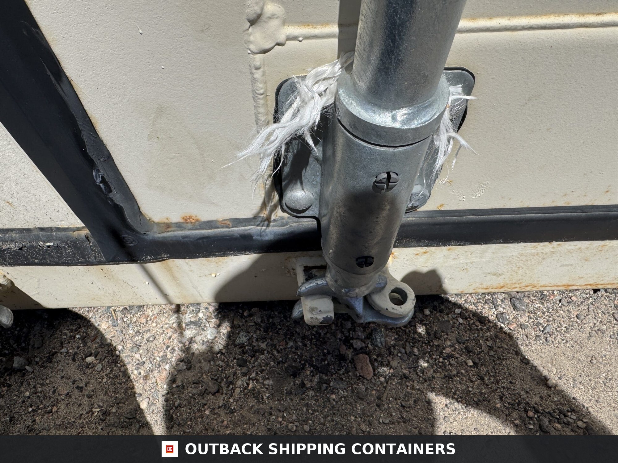 20ft Used Shipping Container – Wind & Watertight – Beige — 20ft — used (image 7 of 12)