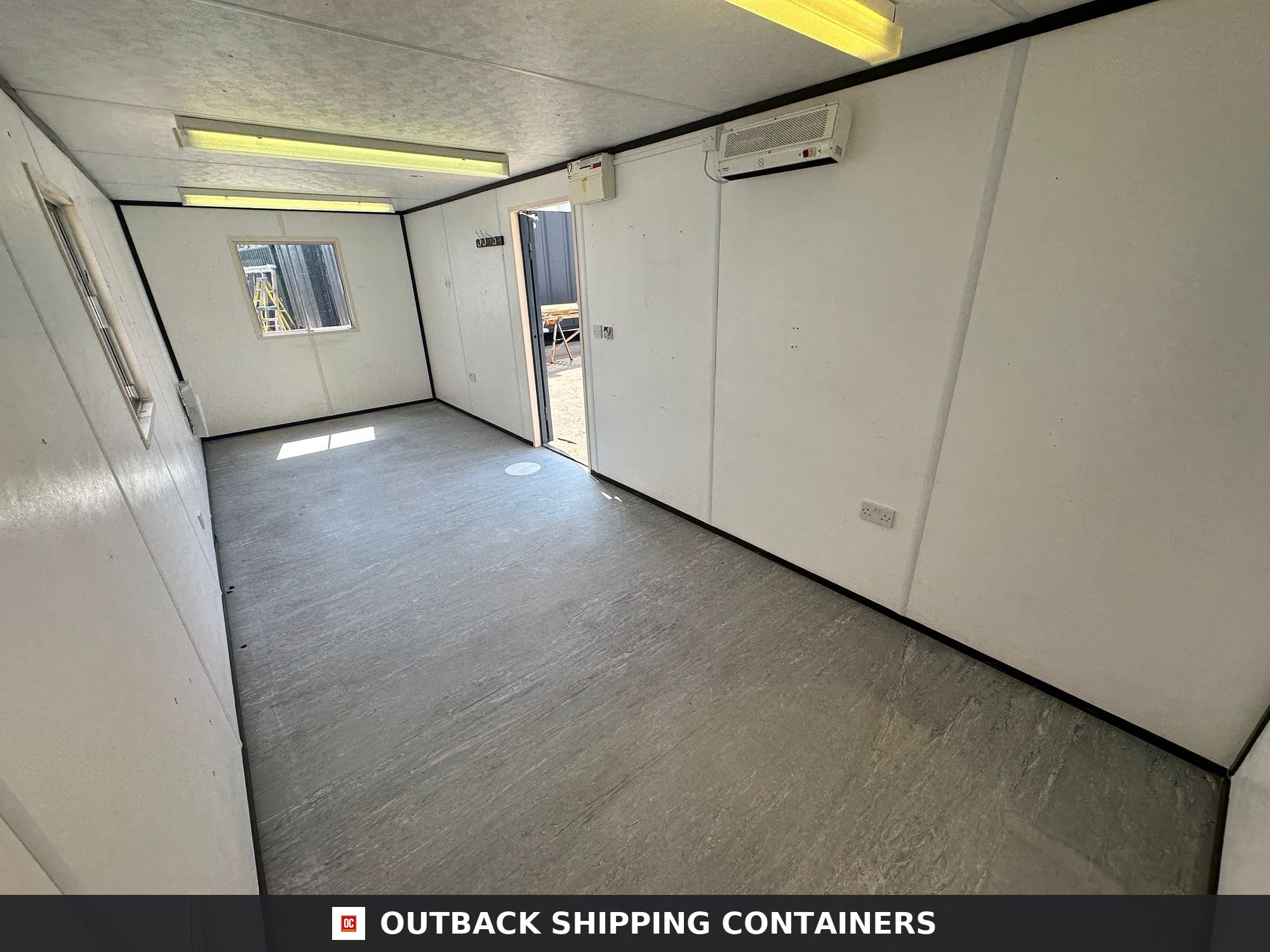 24x9ft for Sale — Interior Detail | Outback Shipping Containers 24x9ft — Office / Canteen — Building Site Accommodation — Portable Anti-Vandal - image 5