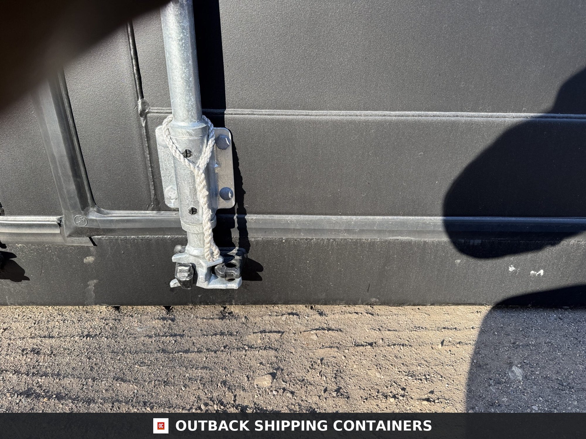40ft New High Cube Shipping Container – Wind & Watertight – Black — 40ft — new (image 7 of 12)