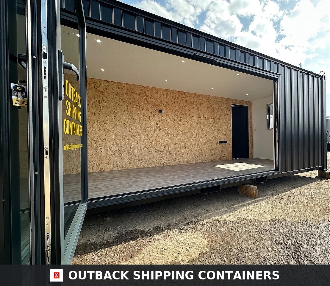 21x8ft for Sale — Door and Entry Detail | Outback Shipping Containers 2 3 4 5 6 7 21x8ft — CUSTOM Cabin — image 7 of 15