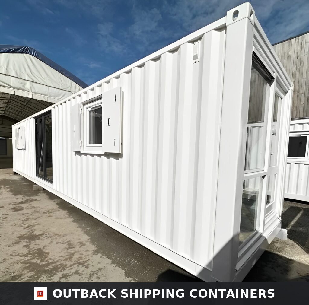 Converted 40ft Shipping Container | Open Plan Office | Portable Container Building — 40ft — new (image 5 of 13)