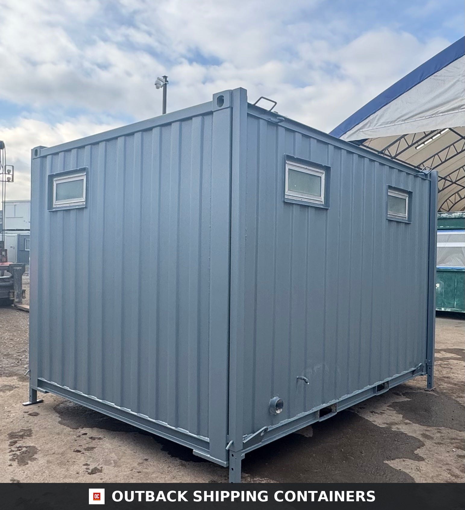 12 x 9 ft Anti-Vandal for Sale — Interior View | Outback Shipping Containers 2 12 x 9 ft Anti-Vandal — 2 + 1 Toilet Block — Portable Building — No 1350 — product gallery image 4 of 18