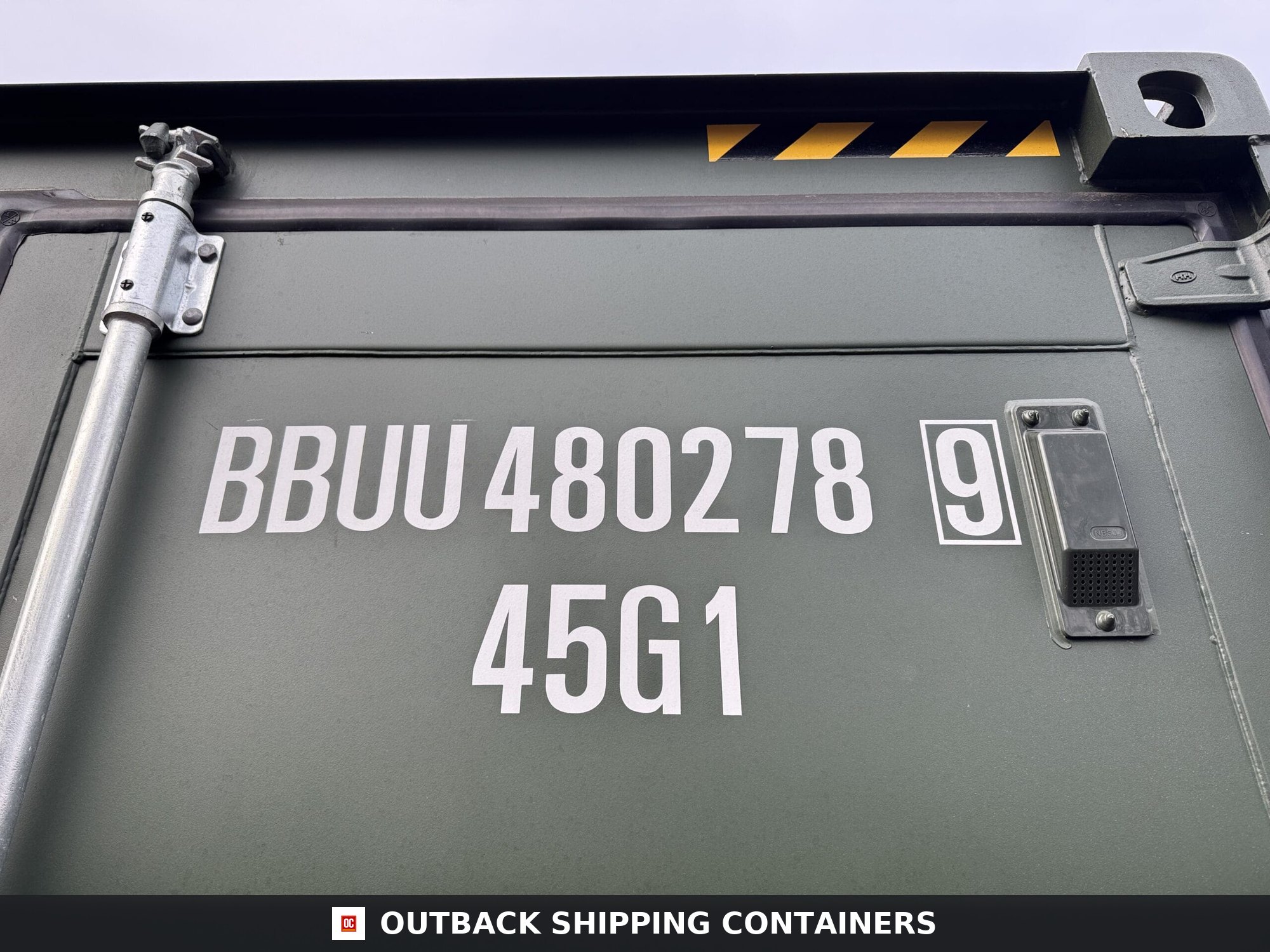 40ft New High Cube Shipping Container – Wind & Watertight – Green — 40ft — new (image 2 of 12)