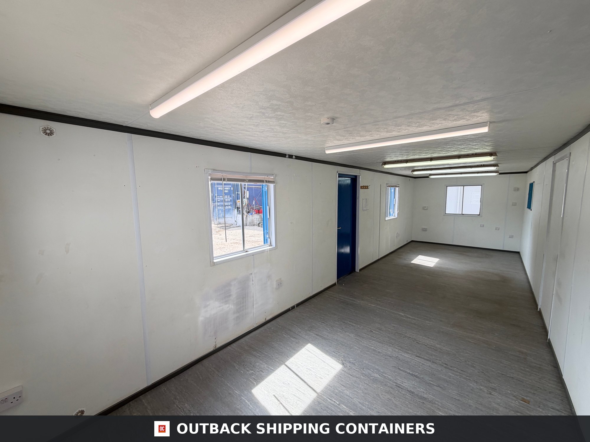 32x10ft for Sale — Interior Detail | Outback Shipping Containers 32x10ft — Canteen / Office — Building Site Accommodation — Portable Anti-Vandal - image 6