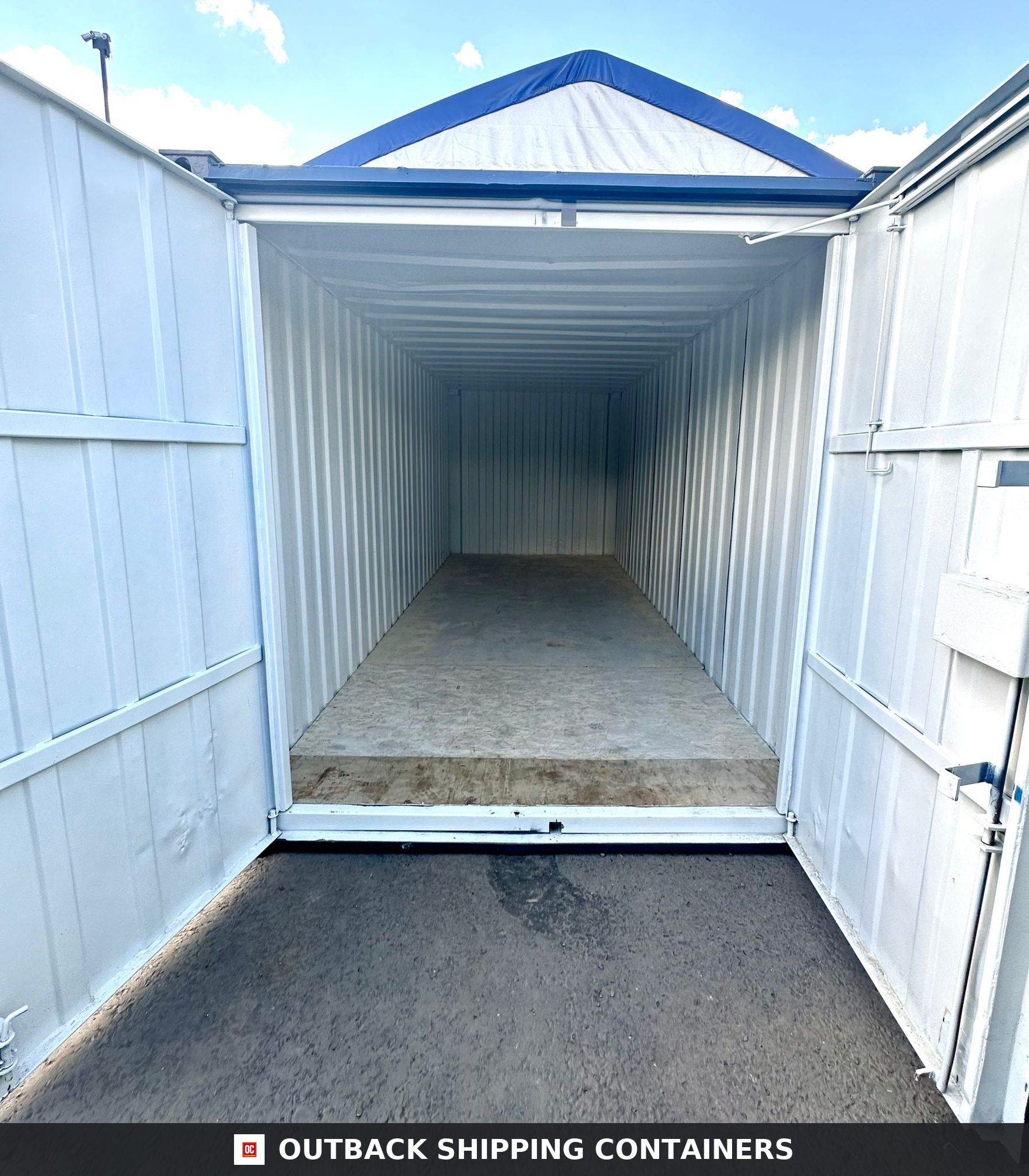 21ft x 8ft Anti-Vandal Secure Store for Sale — Interior Detail | Outback Shipping Containers 21ft x 8ft Anti-Vandal Secure Store — Portable Storage Container — gallery view 6
