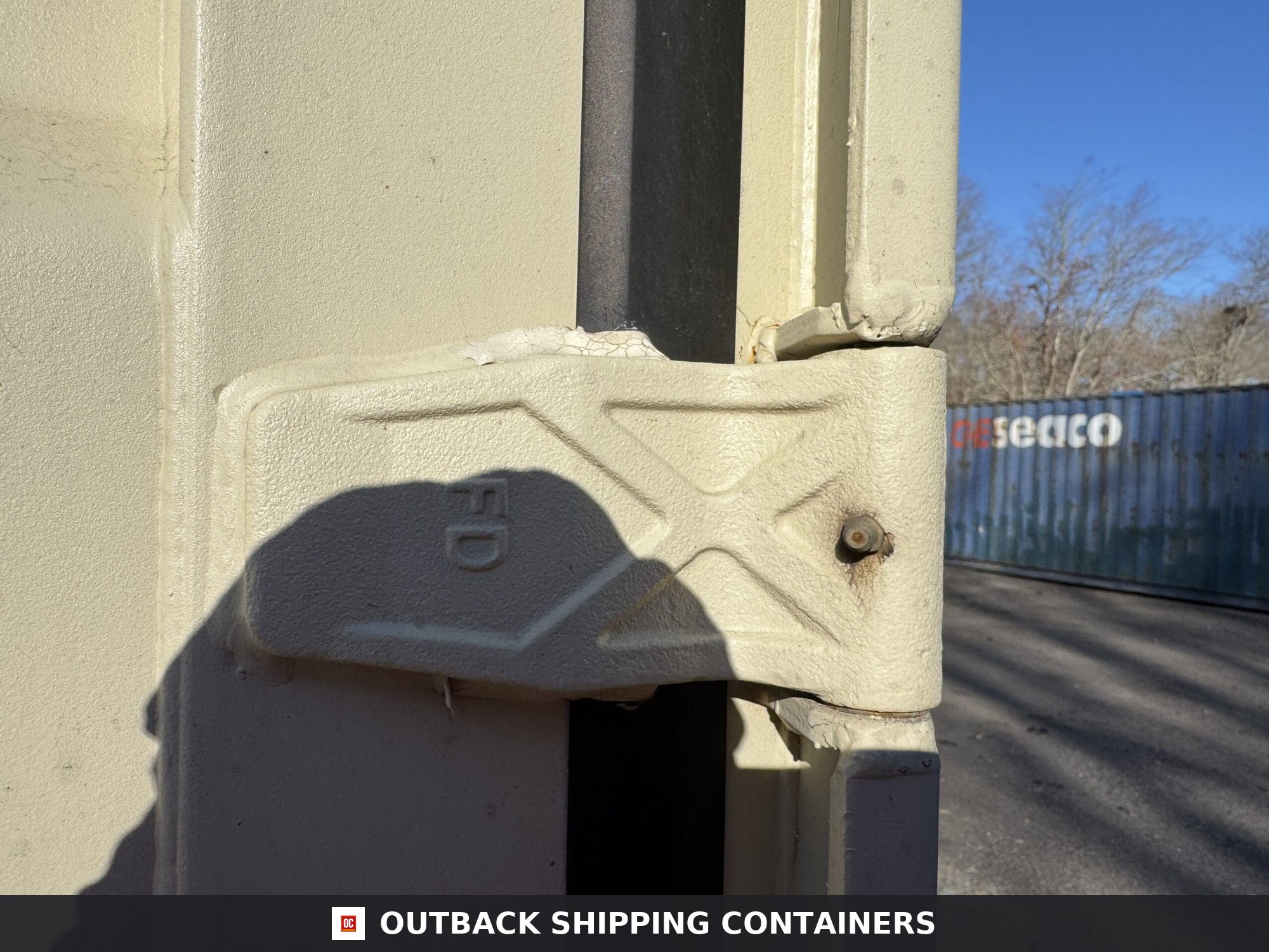 40ft New Shipping Container – Wind & Watertight – Beige — 40ft — new (image 9 of 12)