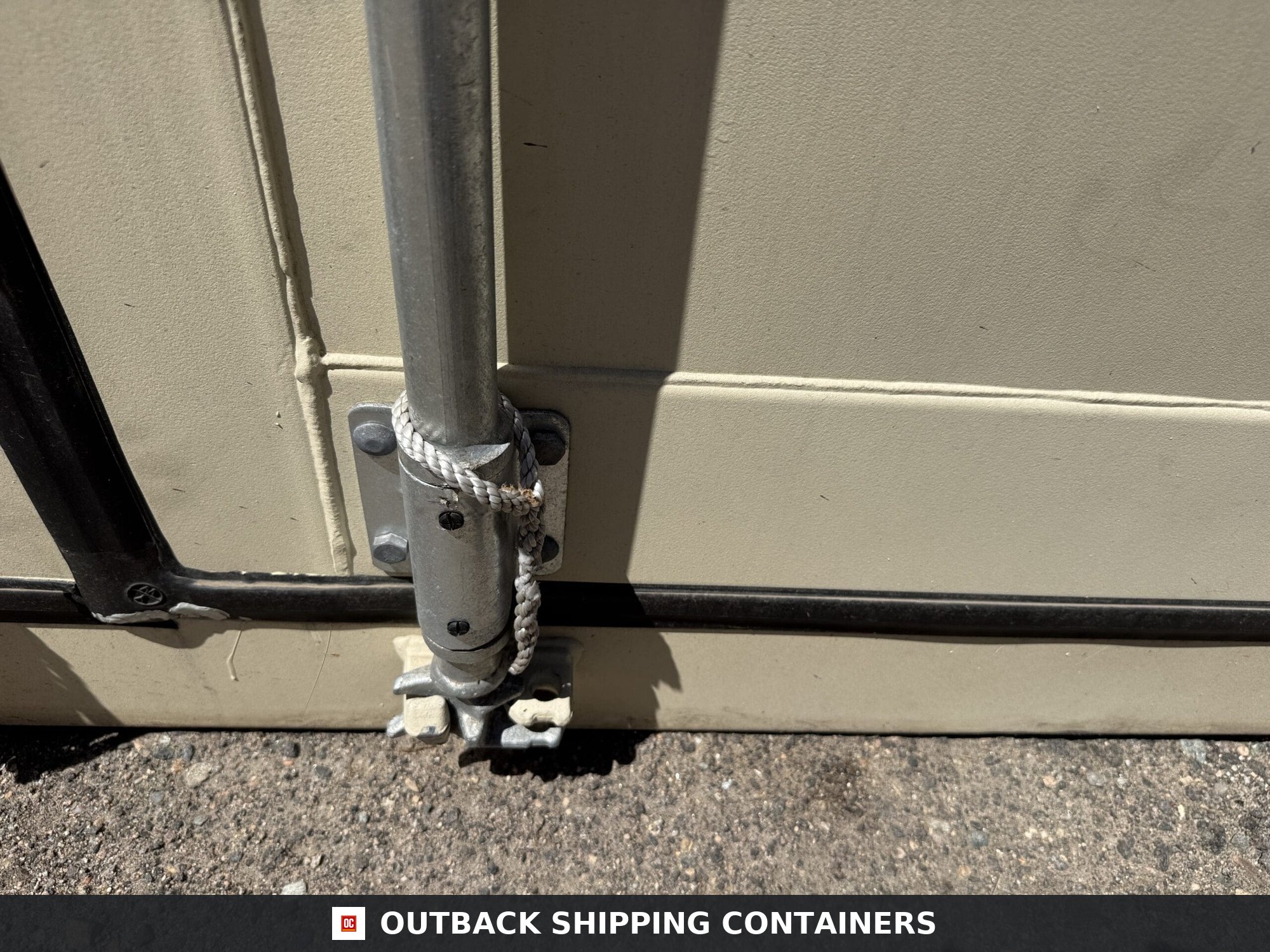 40ft New High Cube Shipping Container – Wind & Watertight – Beige — 40ft — new (image 7 of 12)