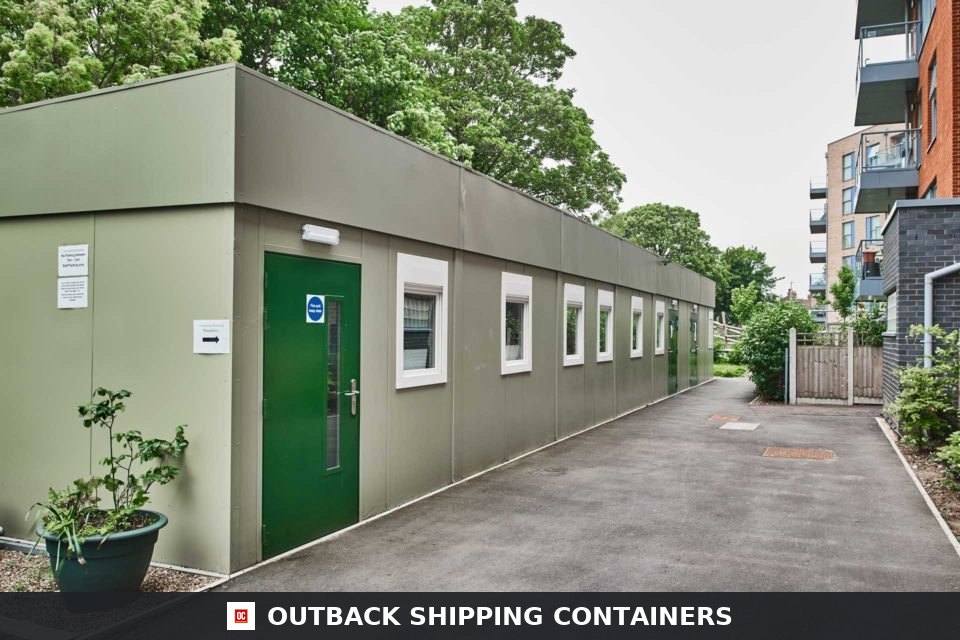 (3 Bay) Compliant Modular Building — Outback Shipping Containers
