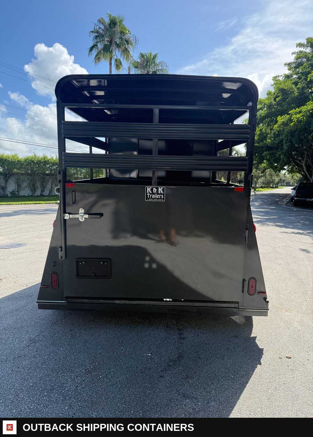 New 2027 Bee Trailers 6 x 13 2 Horse Trailer 7k GVWR — Rear Entry Door | Outback Shipping Containers New 2027 Bee Trailers 6 x 13 2 Horse Trailer 7k GVWR for sale — rear entry door