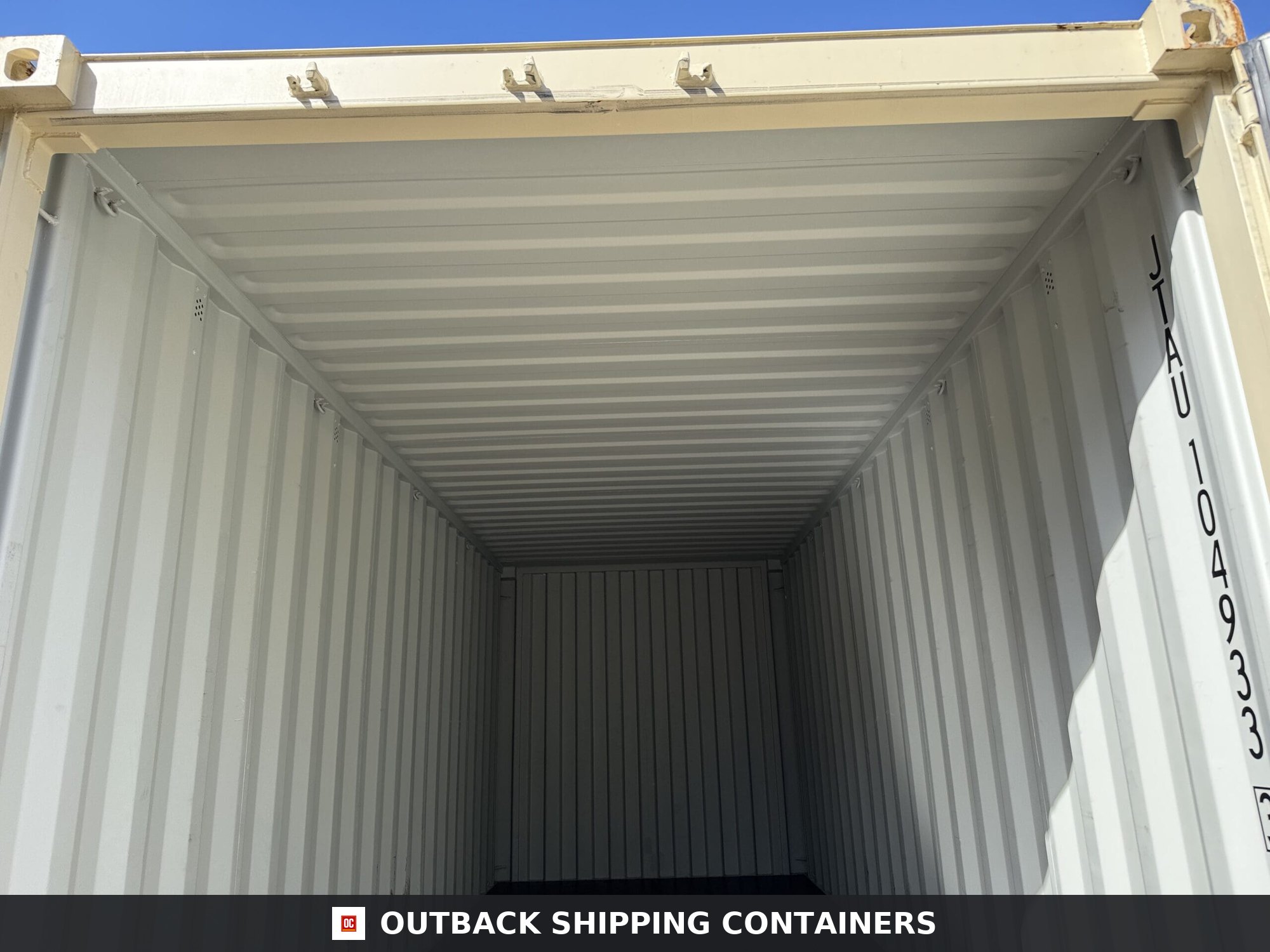 20ft New Shipping Container – Wind & Watertight – Beige — 20ft — new (image 10 of 12)