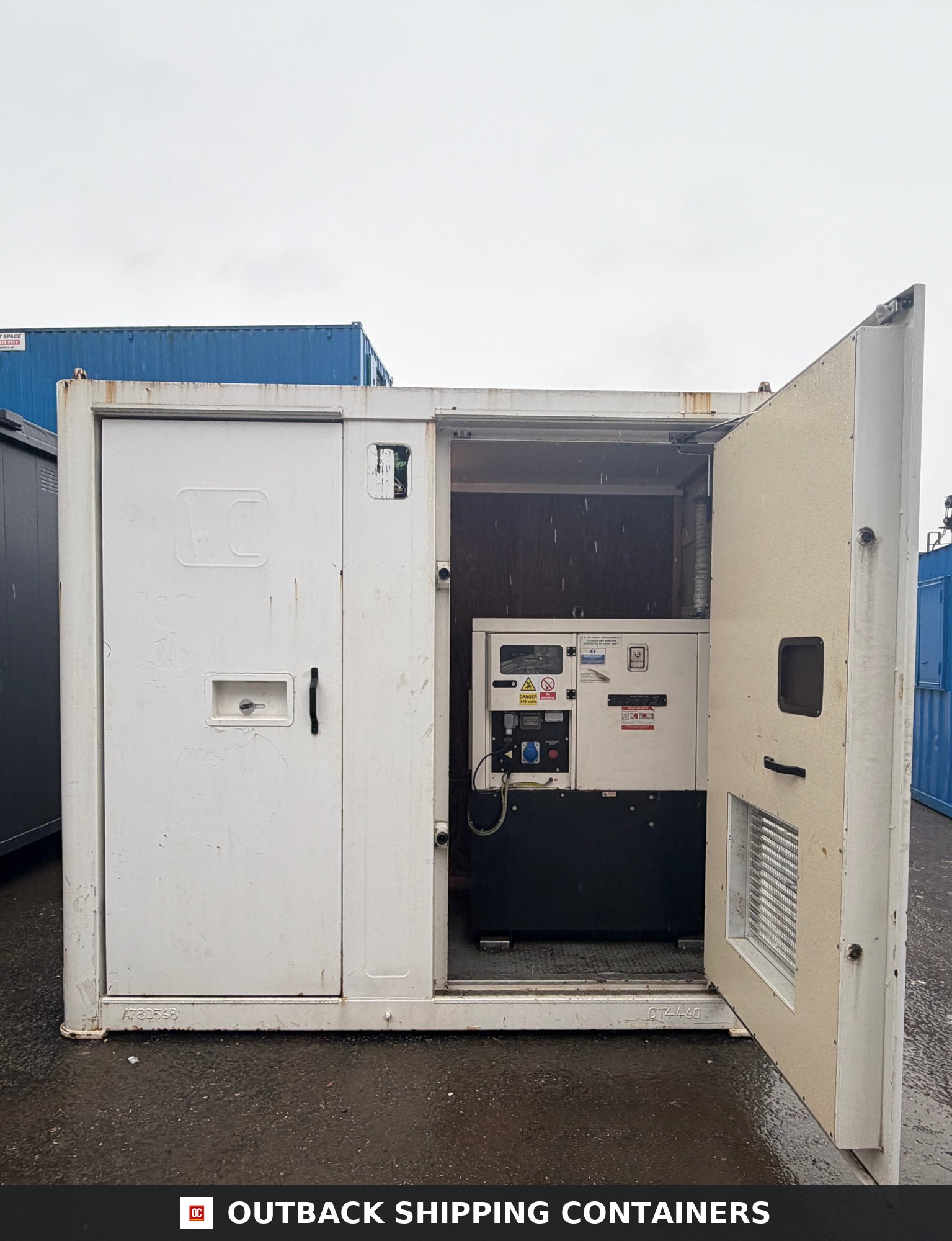 20x9ft Static Welfare Unit No 1623 — rear view