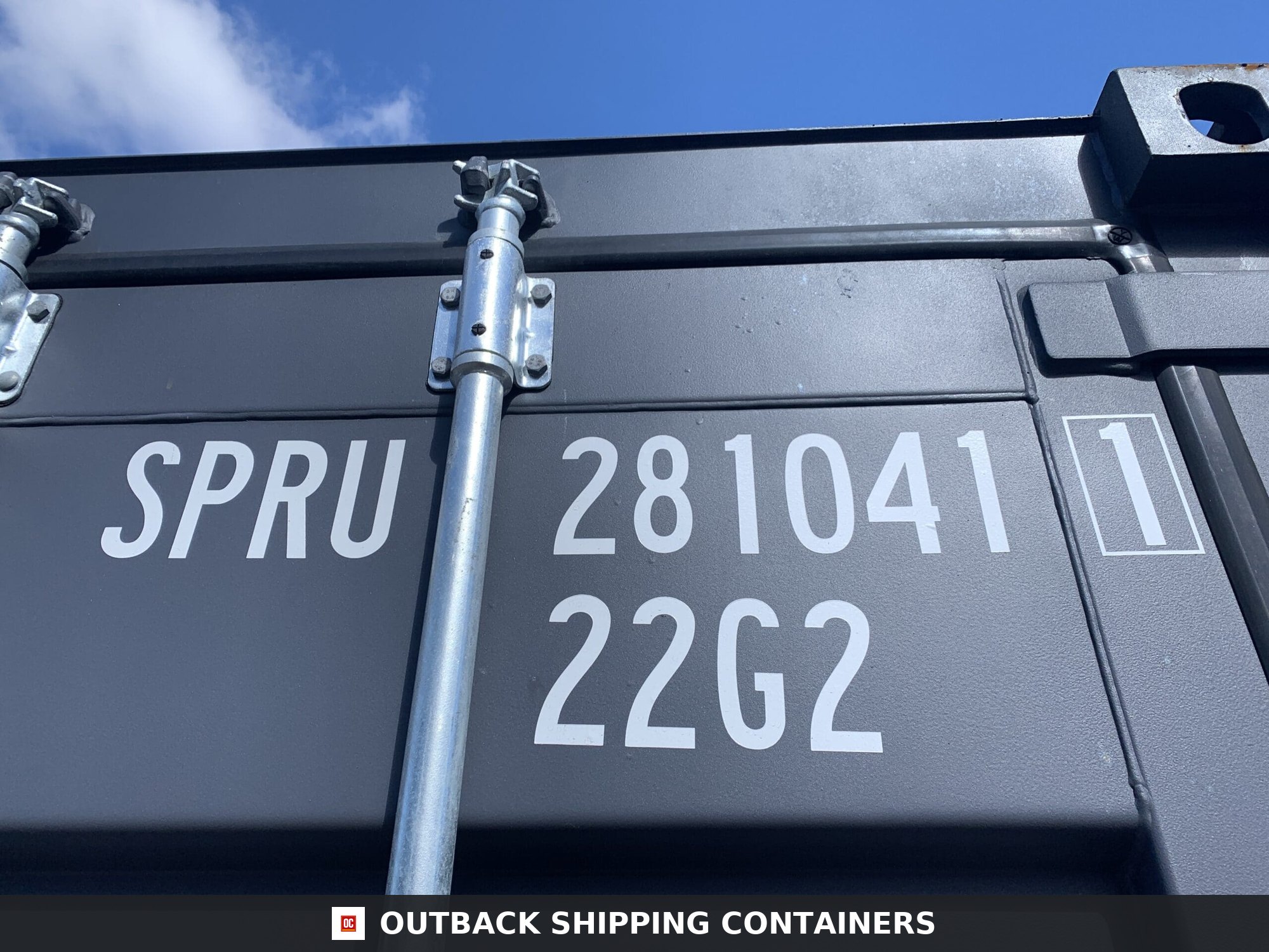 20ft Open Side New Shipping Container – Wind & Watertight – Gray — 20ft — new (image 2 of 12)