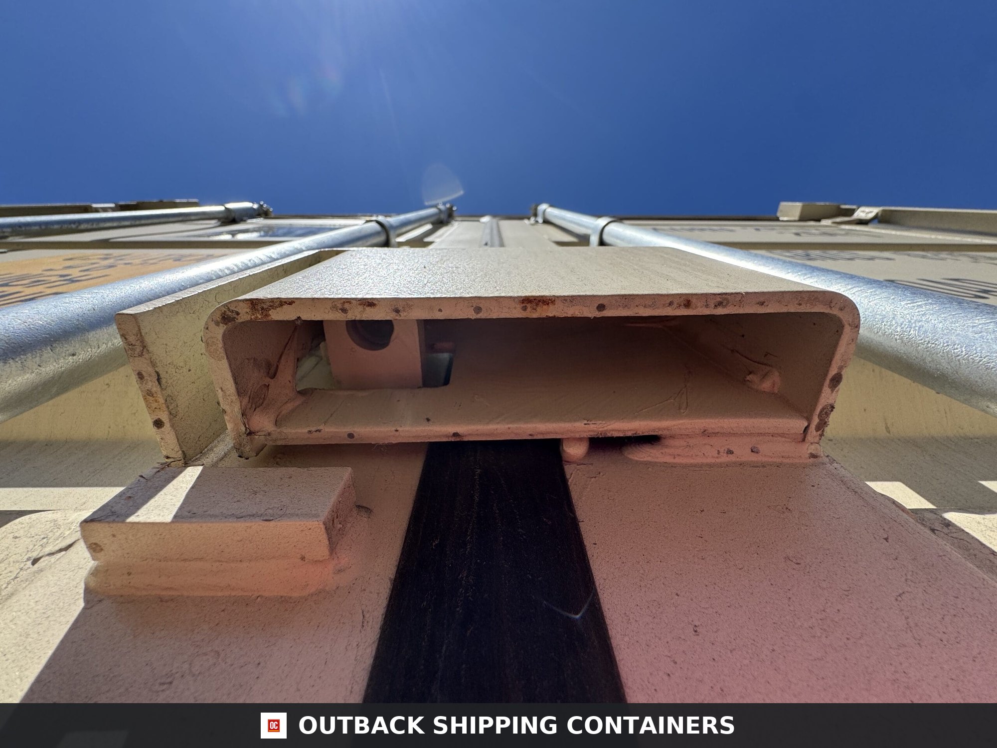 20ft New High Cube Shipping Container – Wind & Watertight – Beige — 20ft — new (image 5 of 12)