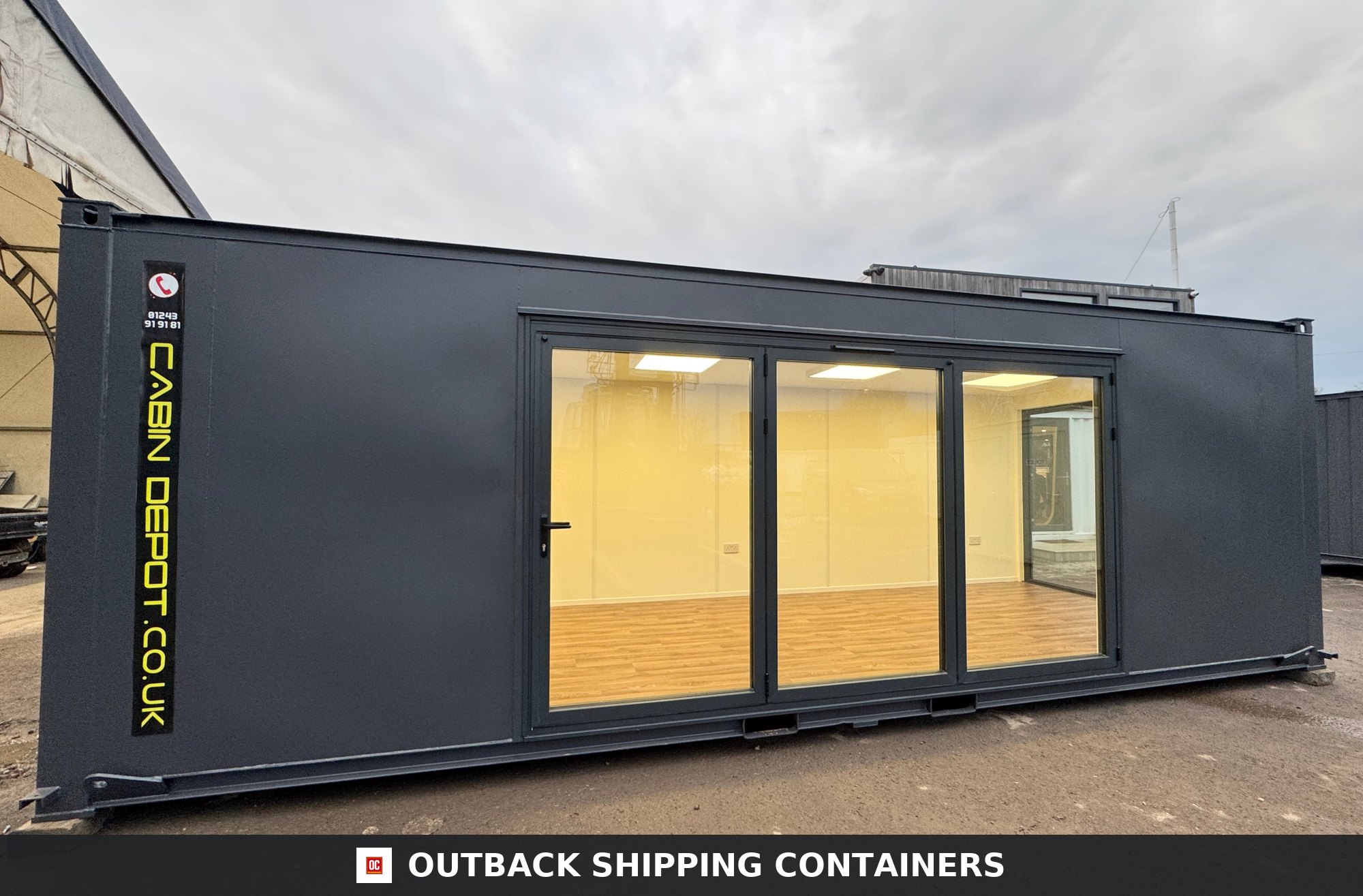 24x9ft for Sale — Corner Casting and Frame Detail | Outback Shipping Containers 2 3 4 24x9ft — CUSTOM Cabin — image 10 of 15