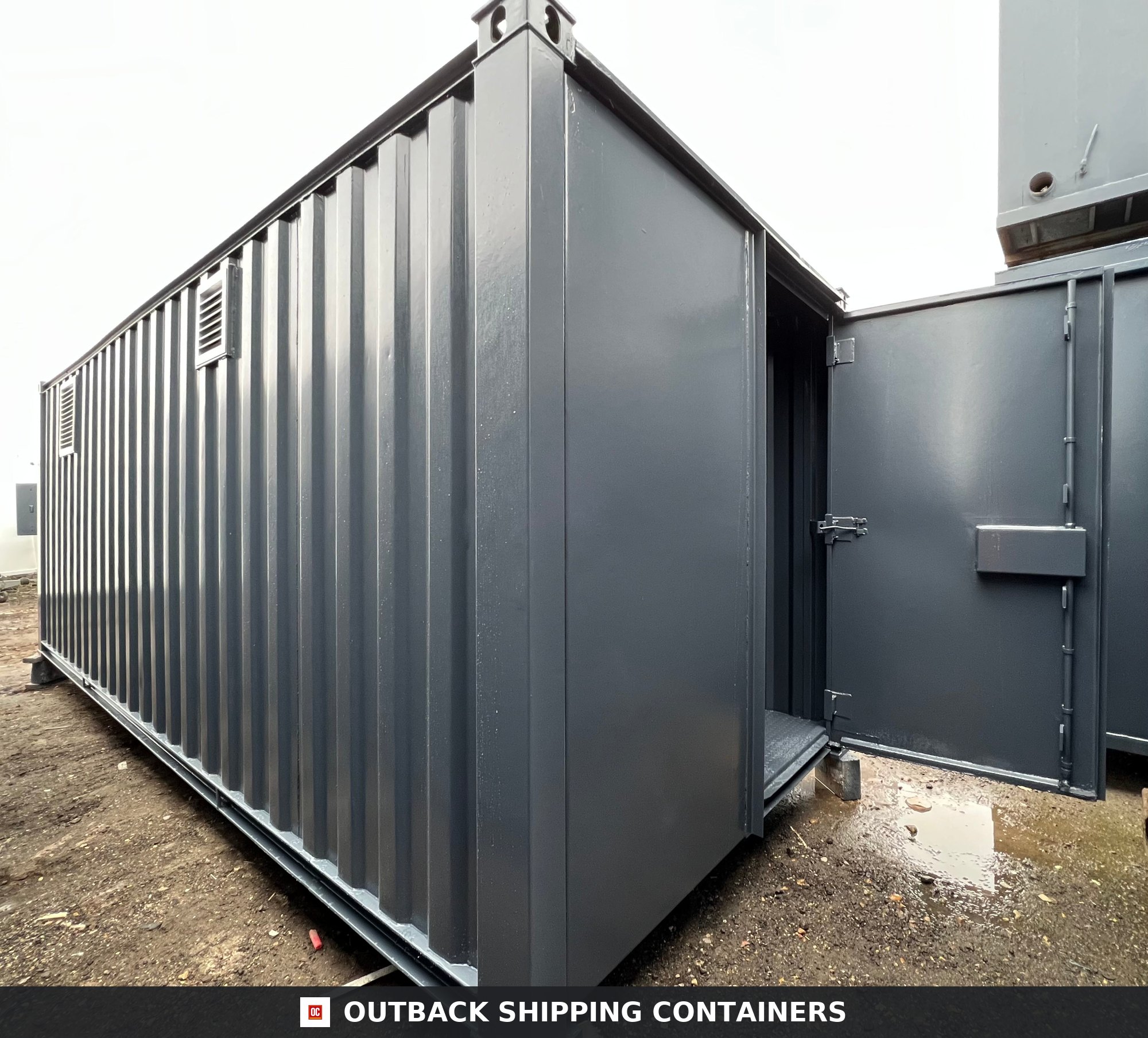 No 769 21X8FT for Sale — Door and Entry Detail | Outback Shipping Containers CD-753 No 769 — 21 x 8 ft — Gas Storage Container — Steel Secure St — angle 7