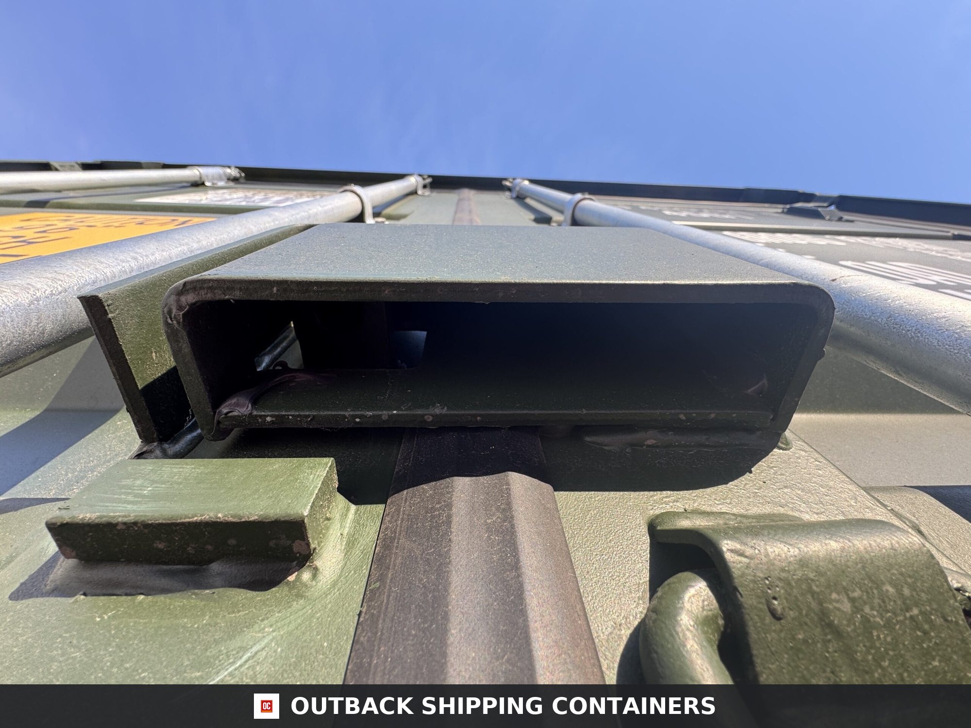 40ft New High Cube Shipping Container – Wind & Watertight – Green — 40ft — new (image 5 of 12)