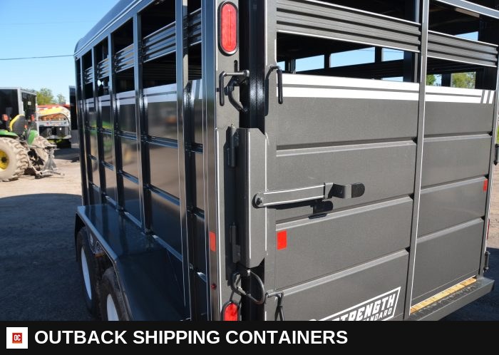 2023 Cornpro – Livestock Trailer for sale — interior floor and walls