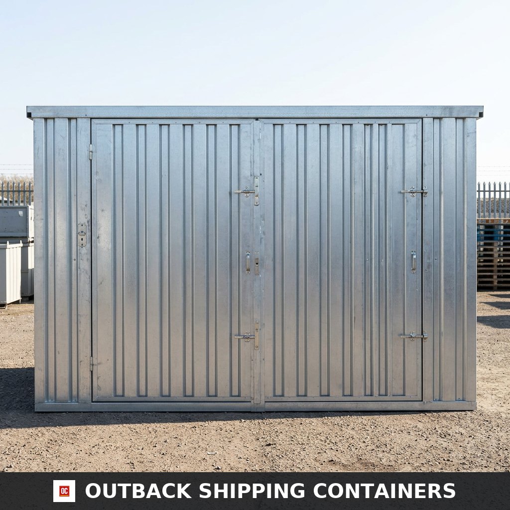 3M X 4.2M Side Linked Flat Pack Container Bundle (Galvanised) — new — storage containers (image 6 of 6)