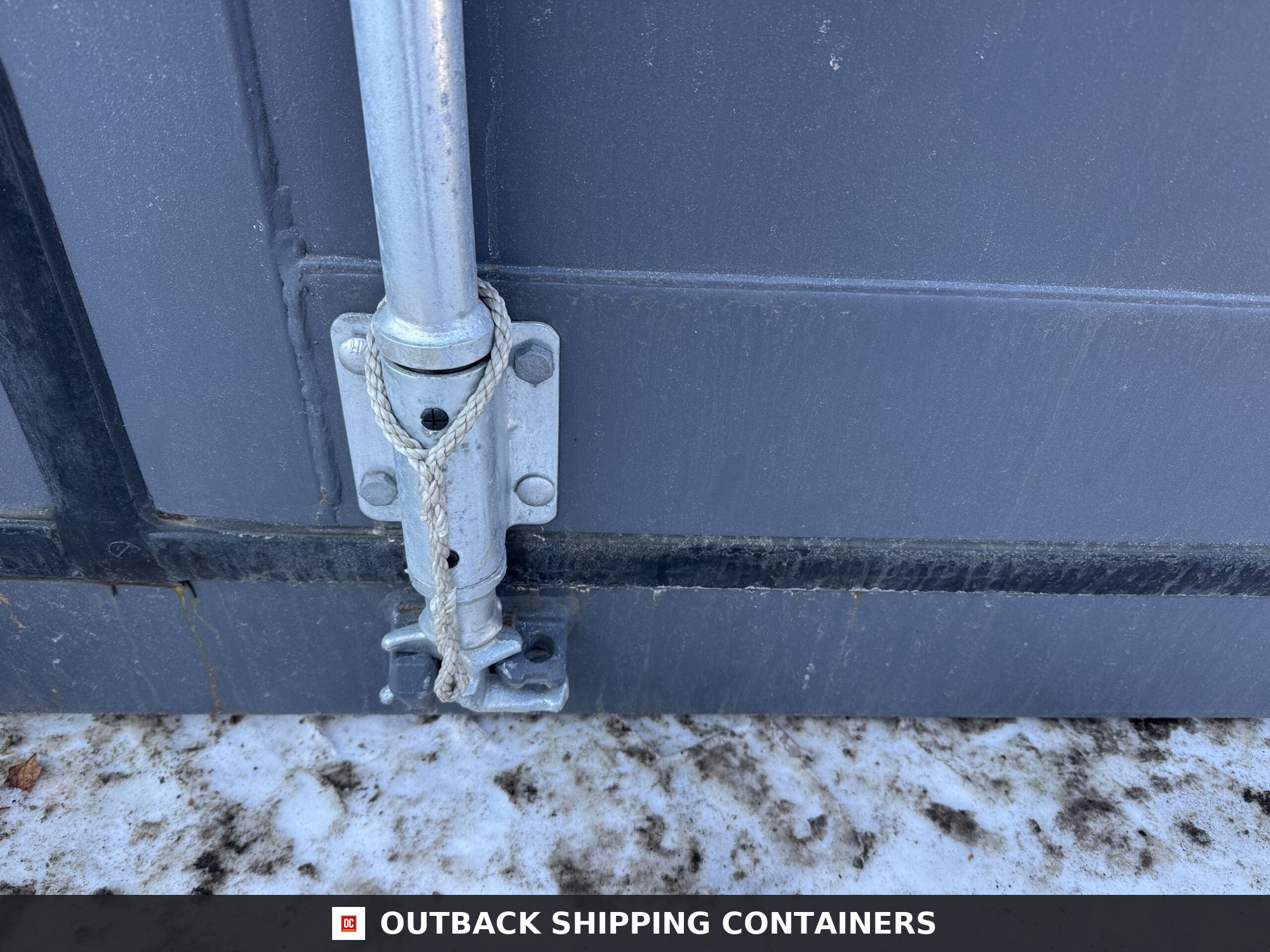 40ft New High Cube Shipping Container – Wind & Watertight – Gray — 40ft — new (image 7 of 12)