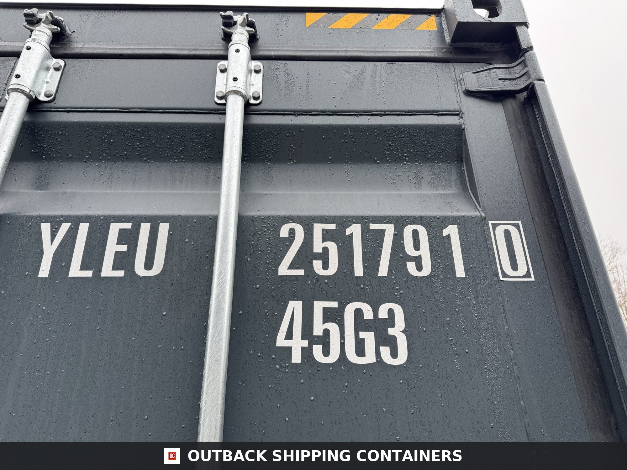 40ft New High Cube Shipping Container – Wind & Watertight – Dk Gray — 40ft — new (image 2 of 12)