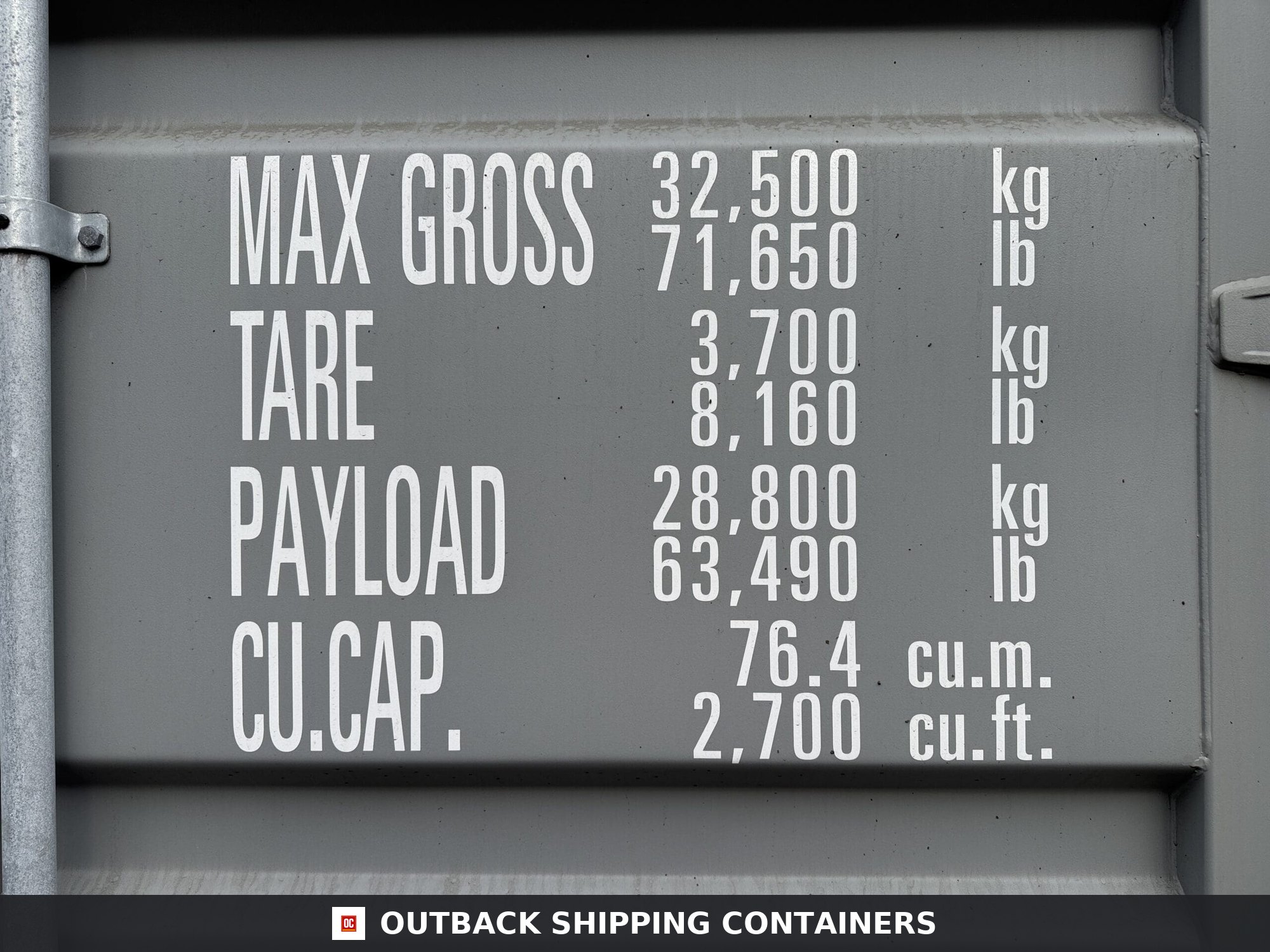 40ft New High Cube Shipping Container – Wind & Watertight – Gray — 40ft — new (image 4 of 12)