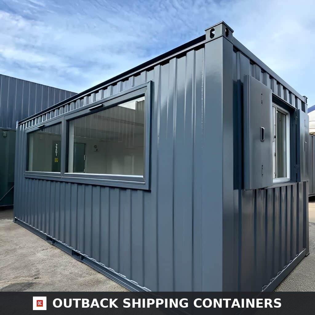 21ft x 8ft Custom Cabin Office / Canteen | Picture Windows | Portable Building — 20ft — new (image 1 of 12)