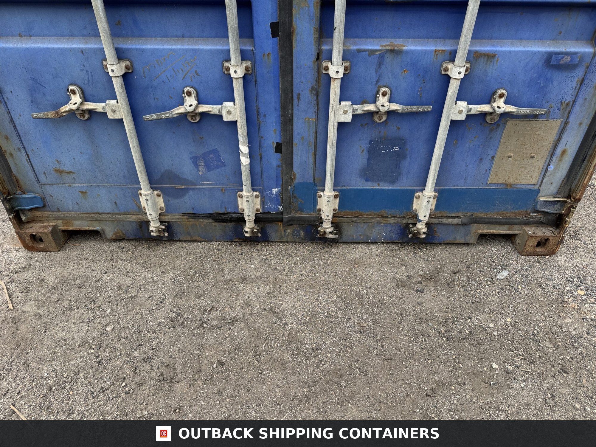 20ft Used Shipping Container – Wind & Watertight – Blue — 20ft — used (image 4 of 12)