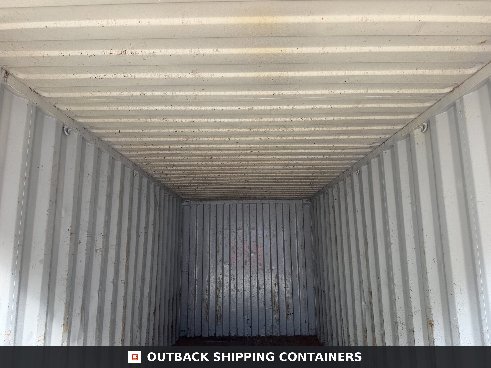 20ft Used Shipping Container – Wind & Watertight – Red — 20ft — used (image 9 of 12)