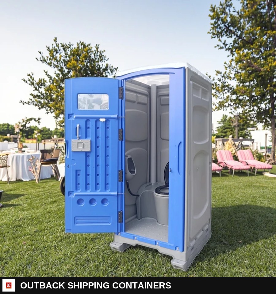 Portable Eco-friendly Hdpe Toilet for Outdoor Events & Construction — Driver-Side Profile | Outback Shipping Containers Portable Eco-friendly Hdpe Toilet for Outdoor Events & Construction for sale — driver-side profile