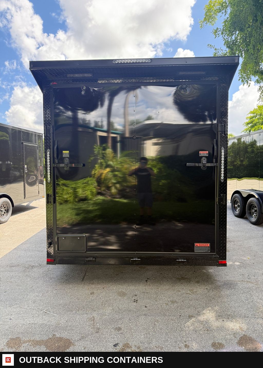 New 2027 Hook & Line 7 x 14 Enclosed Trailer 7k GVWR — Interior Kitchen Layout | Outback Shipping Containers New 2027 Hook & Line 7 x 14 Enclosed Trailer 7k GVWR for sale — interior kitchen layout