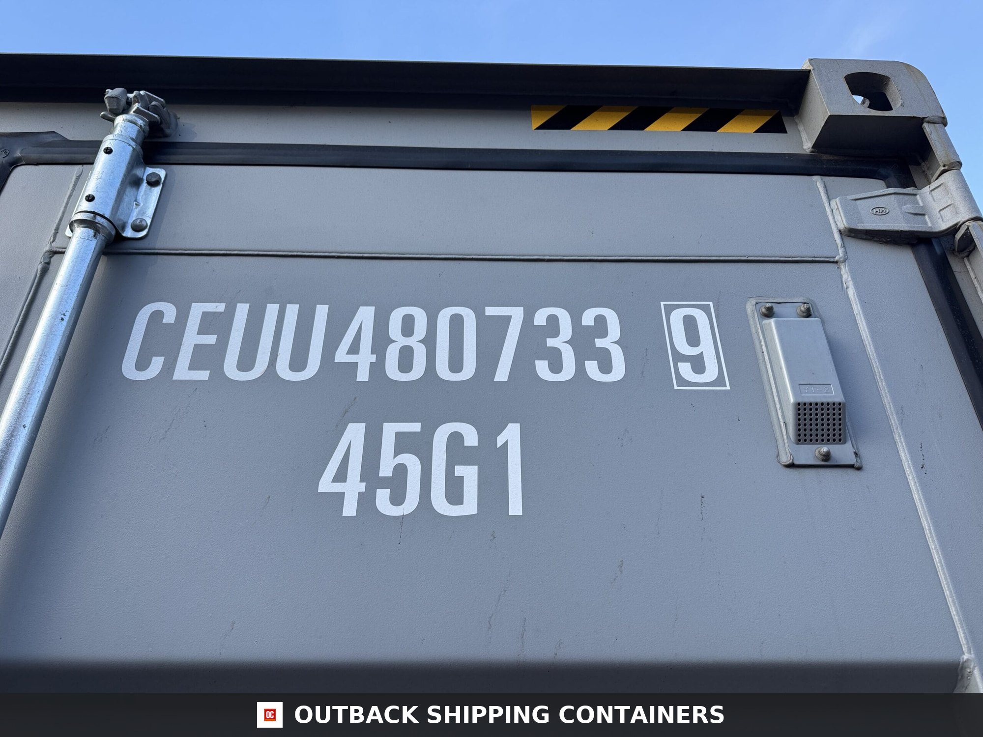 40ft New High Cube Shipping Container – Wind & Watertight – Gray — 40ft — new (image 2 of 12)