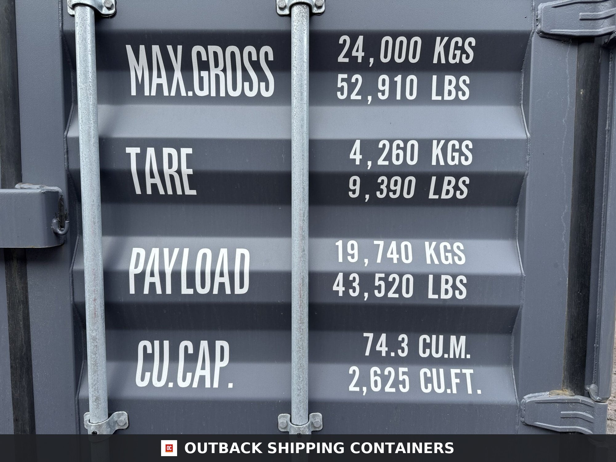 40ft New High Cube Shipping Container – Wind & Watertight – Dk Gray — 40ft — new (image 4 of 12)