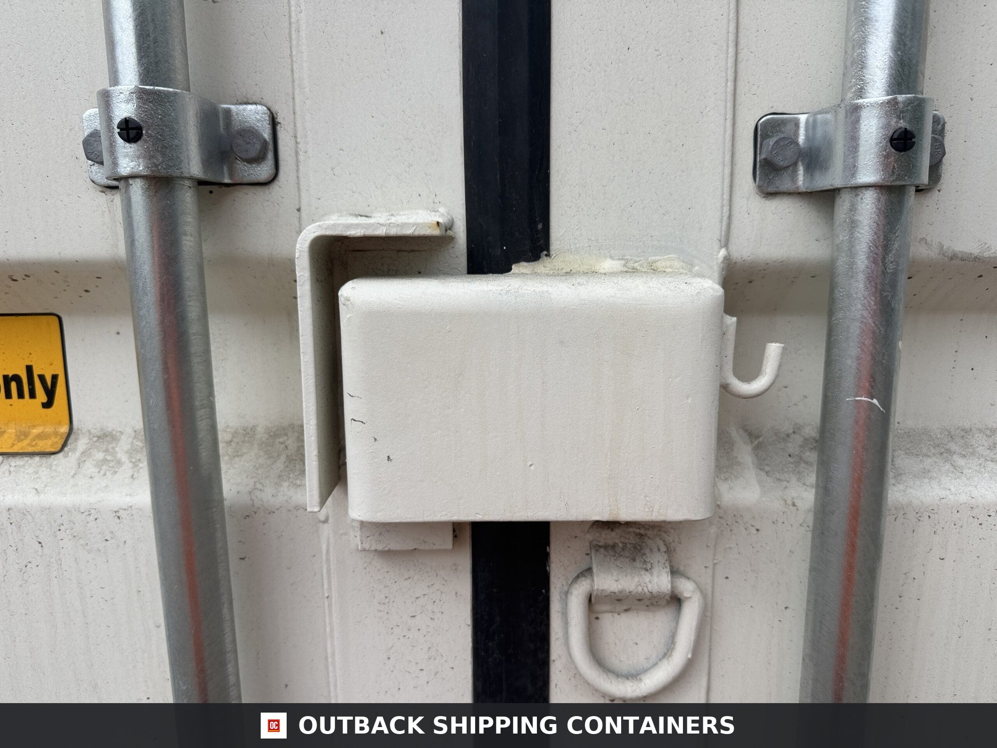 10ft New Shipping / Storage Container for Sale — Interior View | Outback Shipping Containers 10ft New Shipping / Storage Container – Wind & Watertight – White — 10ft — new (image 5 of 10)