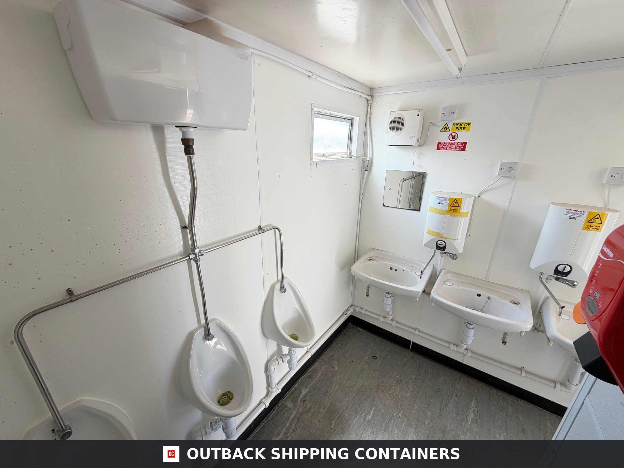 16x9ft for Sale — Interior Detail | Outback Shipping Containers 16x9ft — 3 + 1 Toilet Block — Portable Building — Site Accommodation - image 5