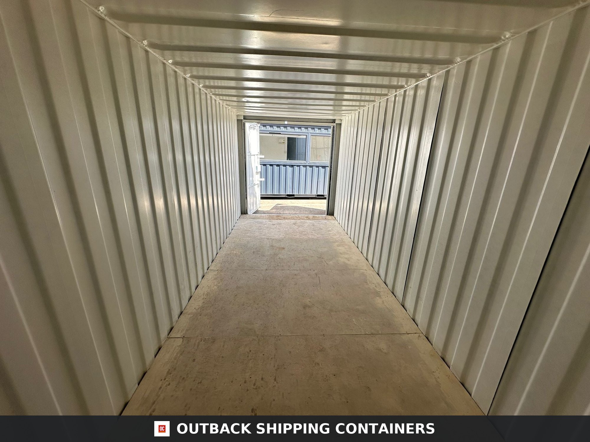 21ft x 8ft Anti-Vandal Secure Store for Sale — Rear Exterior View | Outback Shipping Containers 21ft x 8ft Anti-Vandal Secure Store — Portable Storage Container — gallery view 4