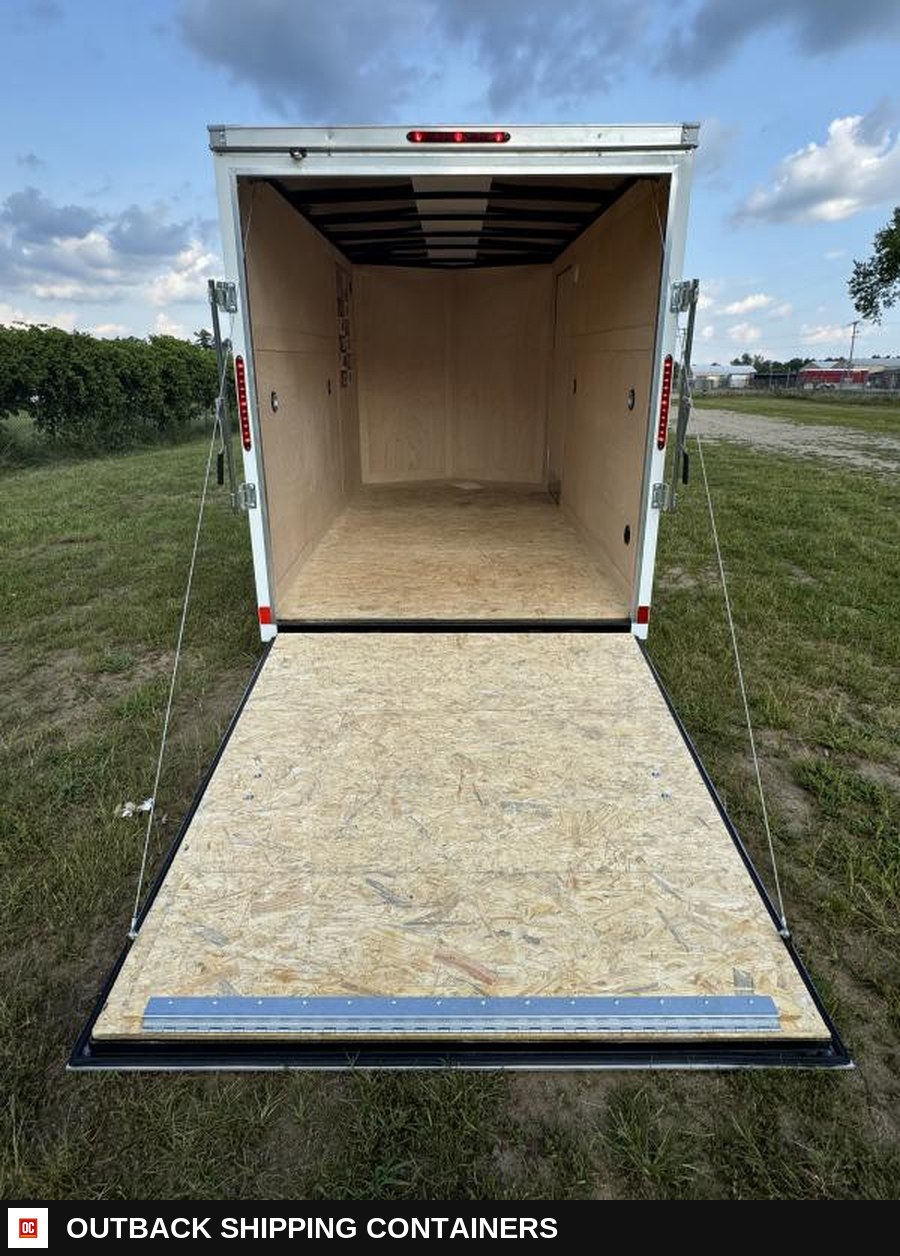2025 Haulmark Passport 6x12' Cargo / Enclosed Trailer — Interior Kitchen Layout | Outback Shipping Containers 2025 Haulmark Passport 6x12' Cargo / Enclosed Trailer for sale — interior kitchen layout
