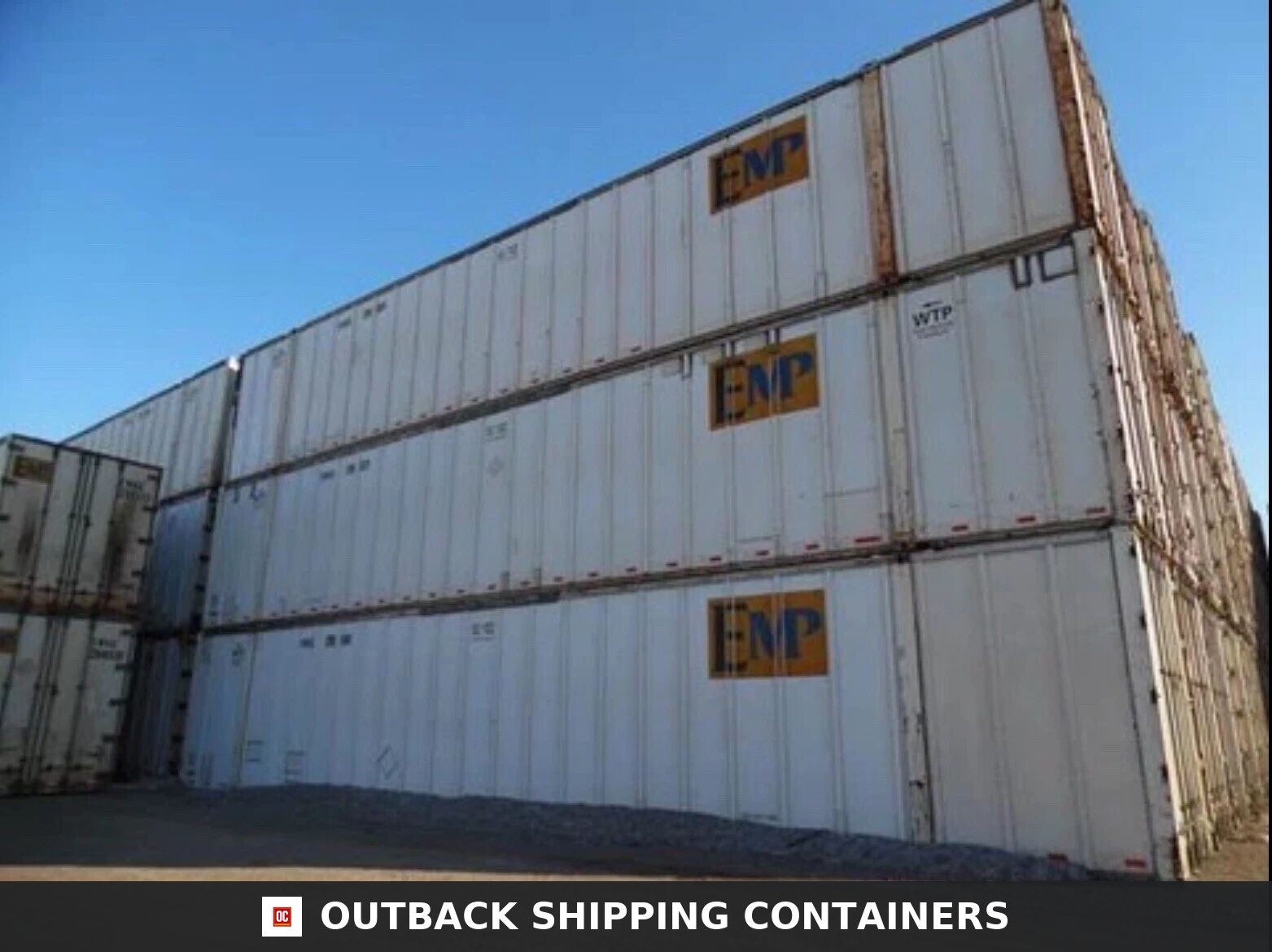 Used 53ft High Cube Shipping Container – Galvanized Aluminum — Outback Shipping Containers storage container