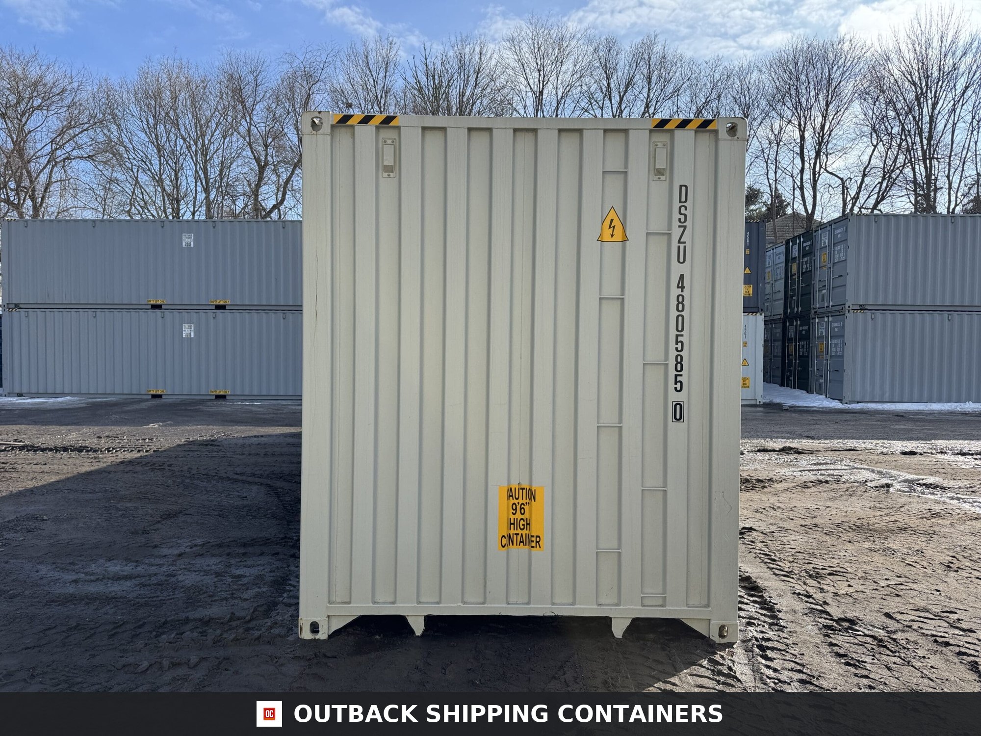40ft New High Cube Shipping Container – Wind & Watertight – Gray — 40ft — new (image 10 of 12)