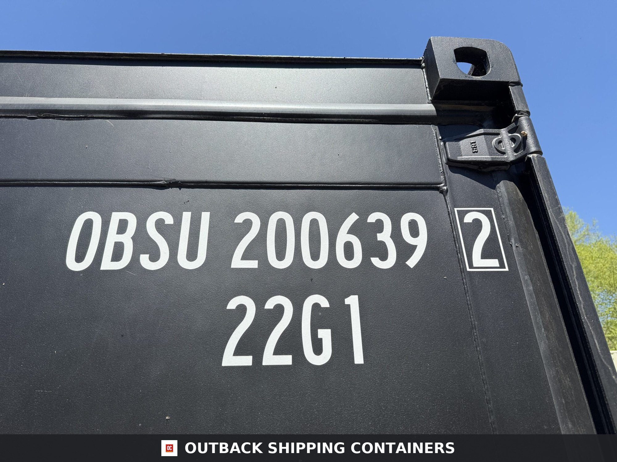 20ft New Shipping Container – Wind & Watertight – Black — 20ft — new (image 2 of 12)