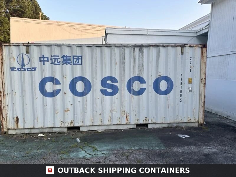 20ft Standard Storage Container for Sale — Side Profile View | Outback Shipping Containers 20ft Standard Storage Container – Heavy-Duty, High-Capacity product photo