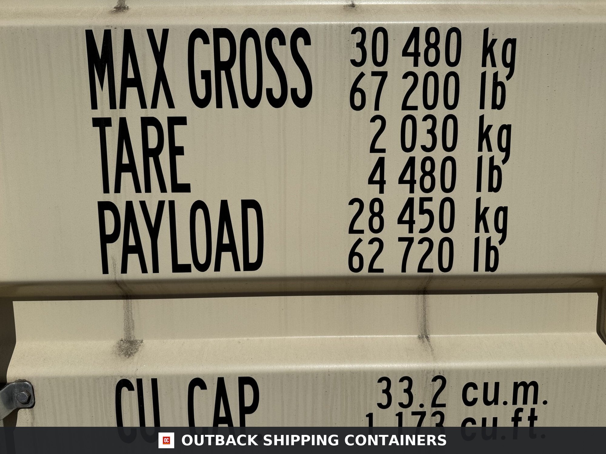 20ft New Shipping Container – Wind & Watertight – Beige — 20ft — new (image 8 of 12)